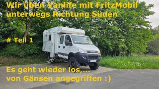 Wir üben VANLIFE 🚚  1 2024 Griechenland Es geht endlich wieder los… von Gänsen gejagt 😊 [upl. by Sturges412]