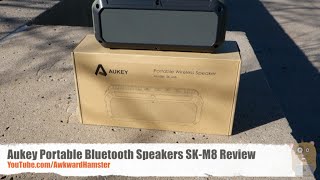 Aukey Portable Bluetooth Speakers SKM8 Review [upl. by Box]