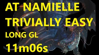 Iceborme AT Namielle Trivially easy with Long Gunlance Build 11m06s First Kill [upl. by Leler]