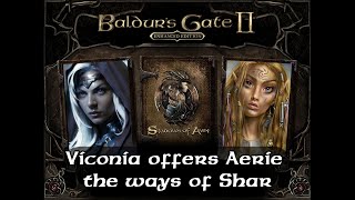 Viconia offers Aerie the ways of Shar Baldurs Gate II dialog  Fully voiced [upl. by Nitin842]