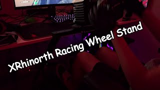 XRhinorth Racing Wheel Stand Unboxing Assembly and Quick Review Tested with Fanatec [upl. by Sussna]