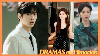 DRAMAS en Filmación Tian XiWei Song WeiLong Zhang Linghe Zhao Lusi cdrama zhaolusi [upl. by Aisatsana]