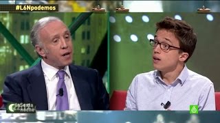 Errejón quotA menudo me dicen ¿tenéis a sueldo a Inda para que ayude a Podemosquot [upl. by Venetis]