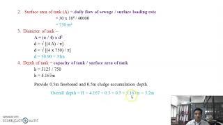 Design of primary sedimentation tank [upl. by Alor]