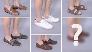 7 Types of Shoes to Wear With Shorts  Best Summer Shoes for Men [upl. by Caresse796]