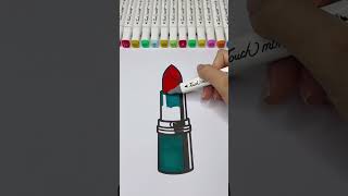 🌈 Lipstick Coloring Markers  Unleash the Magic of Color 🎨💄 [upl. by Meingoldas]