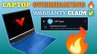 LAPTOP OVERHEATING 🔥CPU amp GPU🔥 FAN NOISE 💨 HP CUSTOMER CARE ONLINE💯  HP SUPPORT [upl. by Vivianna118]