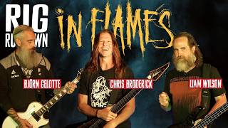 In Flames Rig Rundown with Björn Gelotte Chris Broderick amp Liam Wilson Guitar amp Bass Gear Tour [upl. by Chaddie]