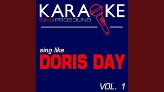 You Took Advantage of Me In the Style of Doris Day Karaoke Instrumental Version [upl. by Ihcur]