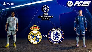 FC 25  Real Madrid vs Chelsea Ft Mbappe Palmer  UEFA Champions League  PS5™ 4K60 [upl. by Novyak]