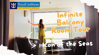 Icon of the Seas Infinite Balcony Room Tour Royal Caribbean Cruise room tour [upl. by Niraj]