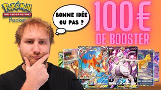 100 BOOSTERS POKÉMON POCKET 🔥🔥 [upl. by Salokcin]