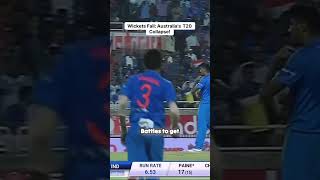 Ind vs aus  Bumrah Yorker wicket fall Cricket IPL ODI [upl. by Joses]