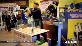 Demostración de JUBA® y sus guantes Power Cut® con Alycore® en Sicur 2014 [upl. by Bergess]