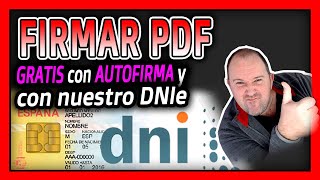 6 Como FIRMAR PDFs con CERTIFICADO DIGITAL o DNIe y AutoFirma ⭐ Gratis 2024 [upl. by Leivad]