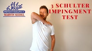 Impingement  3 Impingement Syndrom Test für Zuhause bei Schulterschmerzen [upl. by Oalsecnew613]