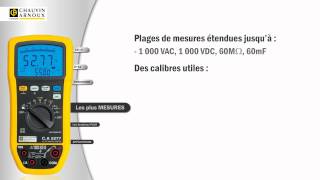 Multimetres numeriques CA5277 Chauvin Arnoux [upl. by Eural114]