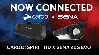 Cardo Spirit HD amp Sena 20S EVO Connectivity [upl. by Wende413]