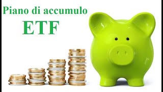 Piano di accumulo PAC con ETF  5° lezione del corso gratuito quotInvestire in ETFquot 1° parte [upl. by Alraep958]