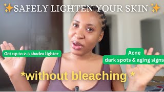 THE BEST LOTION TO USE FOR SAFELY LIGHTEN YOUR SKIN IN 2024 alpha skincare body lotion review [upl. by Anawyt]