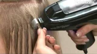 Retire las extensiones de la manera más facil nunca vista  Hairdreams easyStripper [upl. by Aubyn]