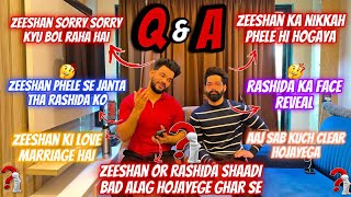 Zeeshan Shaadi Baad Alag Hoga 😨 Nikah Hogaya  Face Reveal  Q amp A Vlog  Fokats  Abresh amp Zeeshan [upl. by Gabrielli]