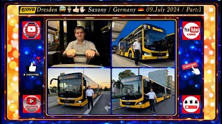 Dresden Bus line 90 with Markus  Germany 2024  Short video version  Buslinie 90 mit Markus [upl. by Stryker]