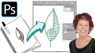 Photoshop  Sketch to Custom Shape  Vectorize a Drawing in Photoshop [upl. by Lerim]