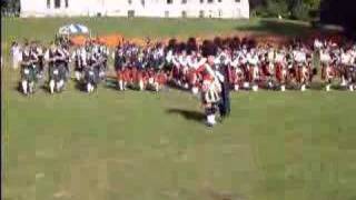 Macleods Bagpipe Band at Mills Mansion [upl. by Lled183]