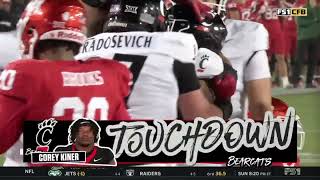 Cincinnati Football  Highlights Bearcats 24 Houston 14 FS1 [upl. by Manbahs998]