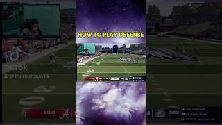 HOW TO PLAY DEFENSE IN COLLEGE FOOTBALL 25 tiktok trending cfb [upl. by Adnale]