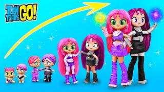 Starfire and Blackfire Growing Up 30 LOL OMG DIYs [upl. by Georgeanne]