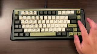 Mode Sonnet  KTT Vanilla Ice Cream  GMK Olive [upl. by Stacy]