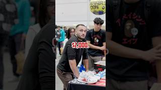 Cashing Out 2000 On Jordan 1 Retro High ‘OffWhite’ At Sneaker Con viral funny yt comedy fy [upl. by Whitby687]