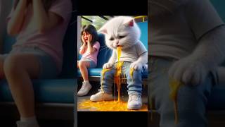 cat vomiting 🤮🤮shortsviral viralvideos trending shorts viral🤮🤮 [upl. by Meenen698]