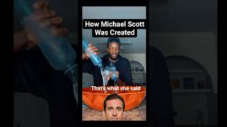 How Michael Scott was created shorts theoffice michaelscott [upl. by Lyrak]