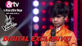 Coach Himesh Tries To Pull Fazils Leg  Moment  The Voice India Kids  Season 2 [upl. by Sugden]