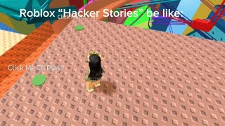 Roblox “hacker” stories be like 🤣 [upl. by Ellesirg]