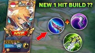 COMBO BUILD LESLEY 1 HIT TERBARU ALTERNATIF 1 BOD🔥  Mobile Legends [upl. by Areis751]