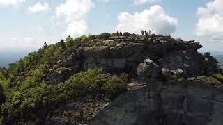 Hawksbill Linville Gorge NC flyover [upl. by Rowland124]