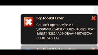 Como solucionar el error de scptoolkit error couldnt open device [upl. by Jarred]