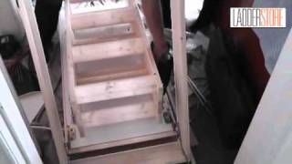 Youngman Eco S Loft Ladder Installation [upl. by Arikehs436]