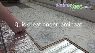 QuickheatFloor onder laminaat [upl. by Brandea107]