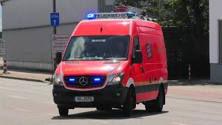 BF BILLSTEDT GW1 berufsfeuerwehr hamburg im einsatzfahrt fire truck respond [upl. by Kooima]