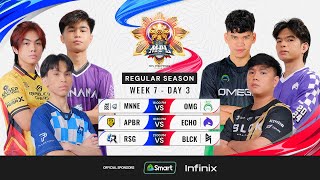 🔴LIVE  MPL PH S13  ENGLISHWeek 7 Day 3 [upl. by Ko]