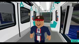 ROBLOX Westwood Airport Transit Loop FULL Journey on new train [upl. by Farris240]