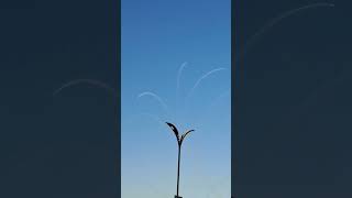 Saudi National Day 94  AlKhobar Corniche Air Show 2024  Flower Formation  Heart Shape  Colors [upl. by Nadruoj]