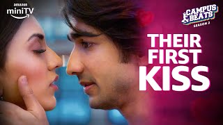 Shantanu Maheshwari Aur Shruti Sinha Ki first kiss😱 Campus Beats Season 2  Amazon miniTV [upl. by Bodwell]