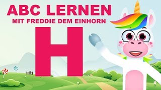 Buchstaben lernen deutsch  Buchstabe H  ABC lernen für Kleinkinder [upl. by Rapsag]