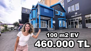 100 m² PREFABRİK EV 460000 TL 😳 Müstakil Ev Turu PrefabrikEvim [upl. by Ikilisav]